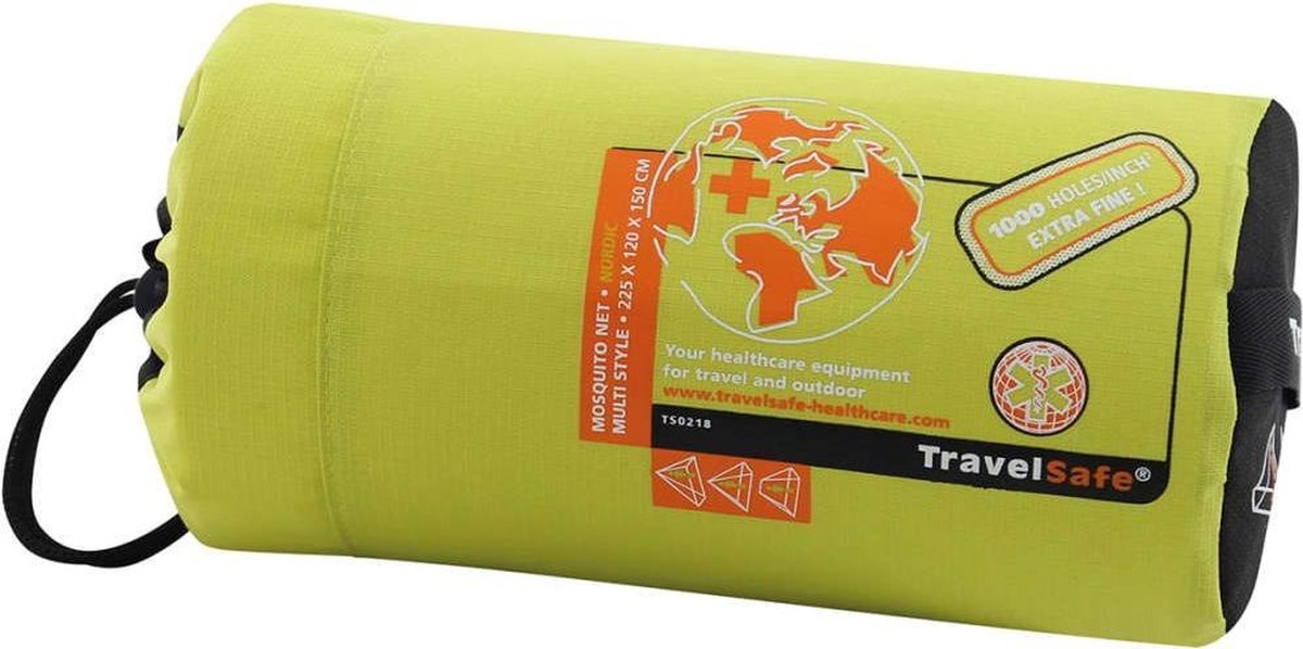 Travelsafe Klamboe - Multi style - Extra Fine Mesh - 1000 holes mesh - 1  persoons