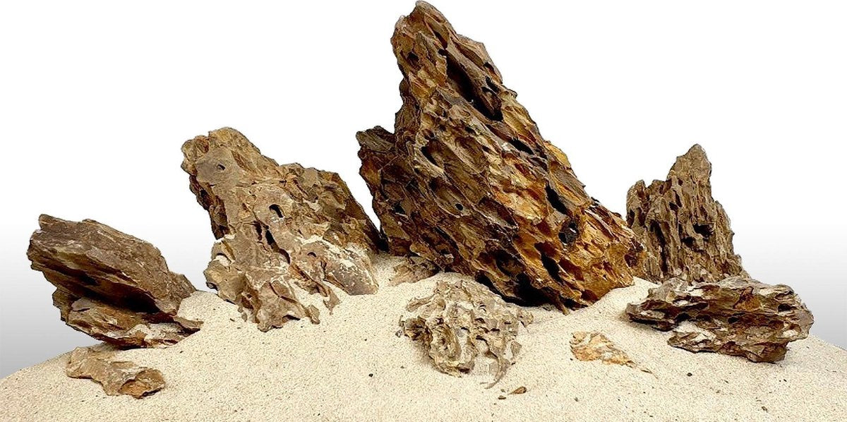 Dragon Stone - Aquarium Decoratie Steen - Lengte ± 20cm
