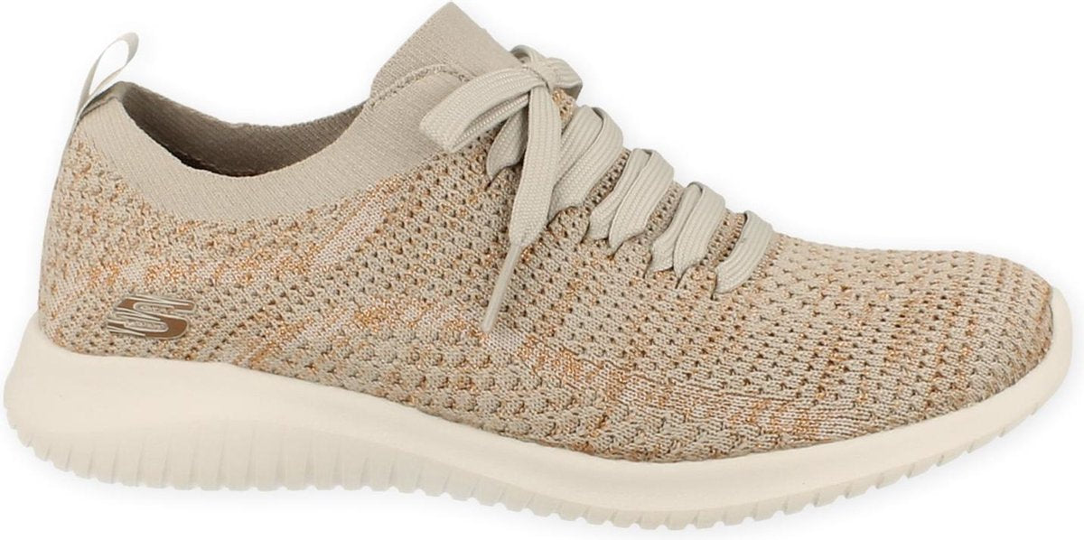 Lichtbeige Lage Sneakers Skechers Ultra Flex Salutations
