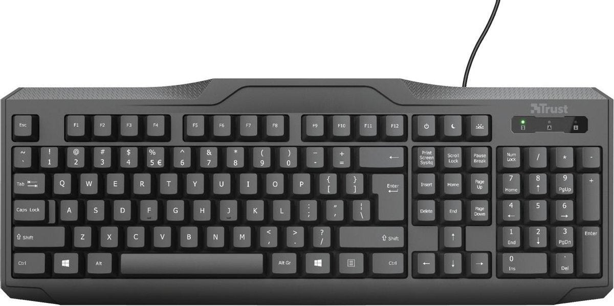 Trust TK-100 toetsenbord USB QWERTY Engels Zwart