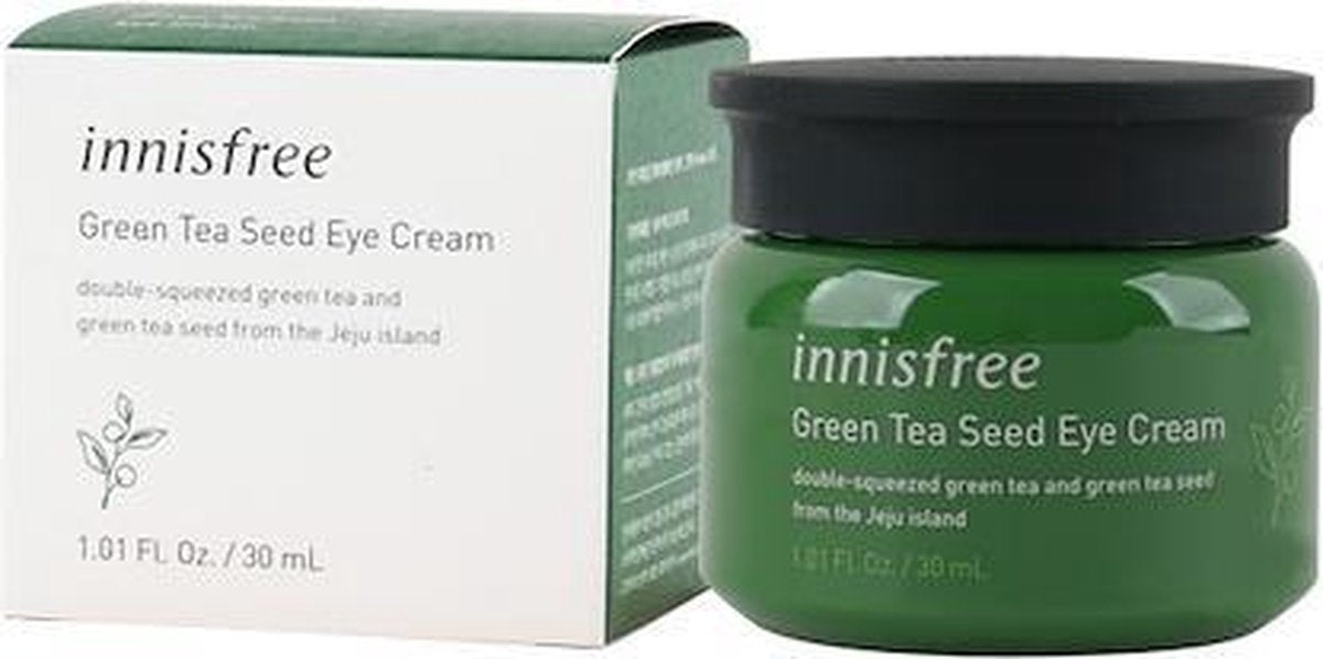 INNISFREE Groene Thee Oogcreme|Anti-aging oogcreme|anti rimpel voor vrouwen|Voedende en hydraterende met groene thee uit Jeju Island|30ml