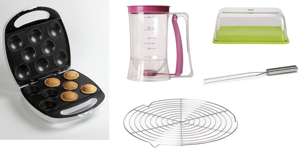 Domo Cupcakemaker inclusief deegdispenser