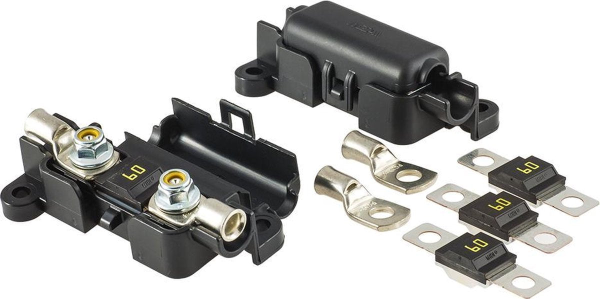 REDARC FK60 12/24V 60A - 2x Zekeringhouder + 4x 60A MAXI FUSE -