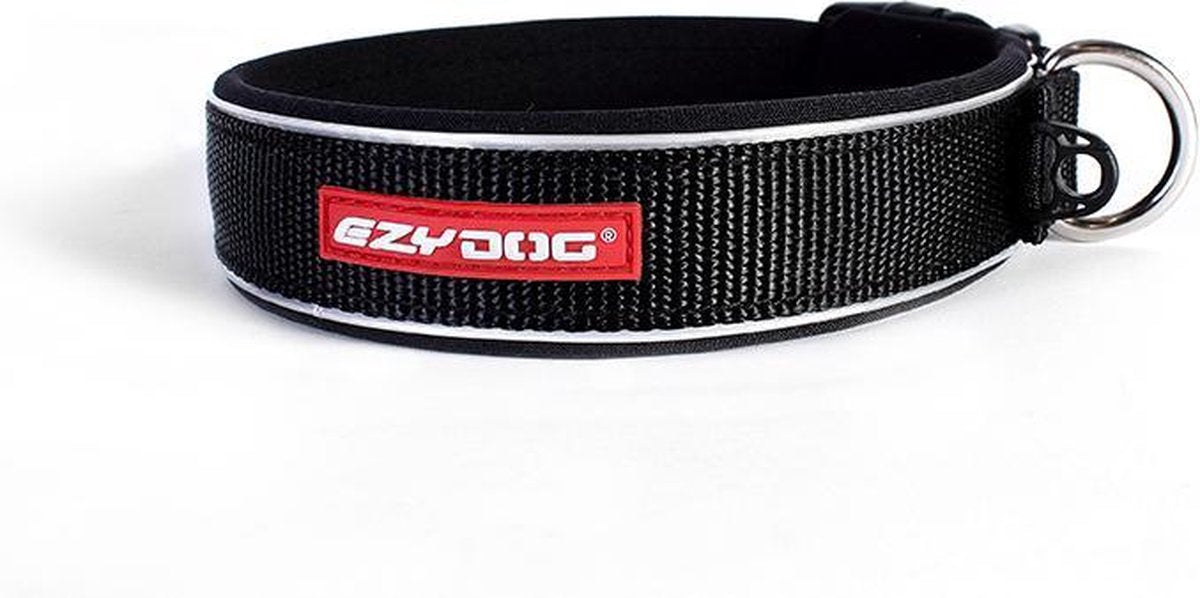 EzyDog Neo Classic - Hondenhalsband (34-38cm) - Zwart - S