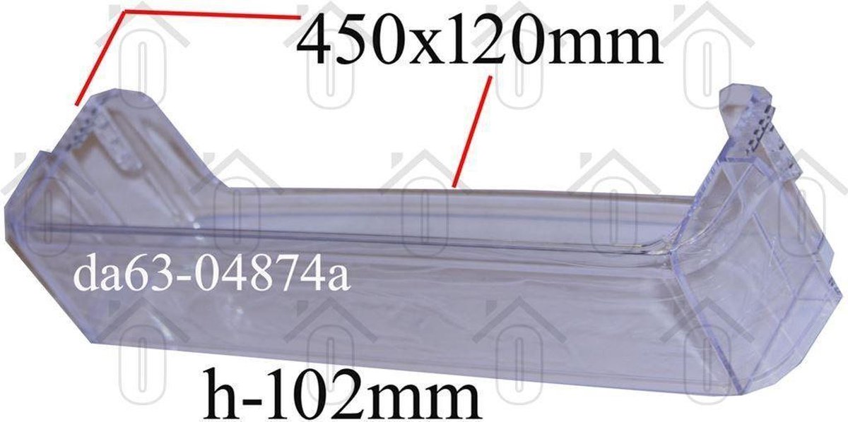 Samsung Flessenrek Transparant RR35H600