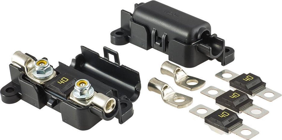 REDARC FK40 12/24V 40A - 2x Zekeringhouder + 4x 40A MAXI FUSE -