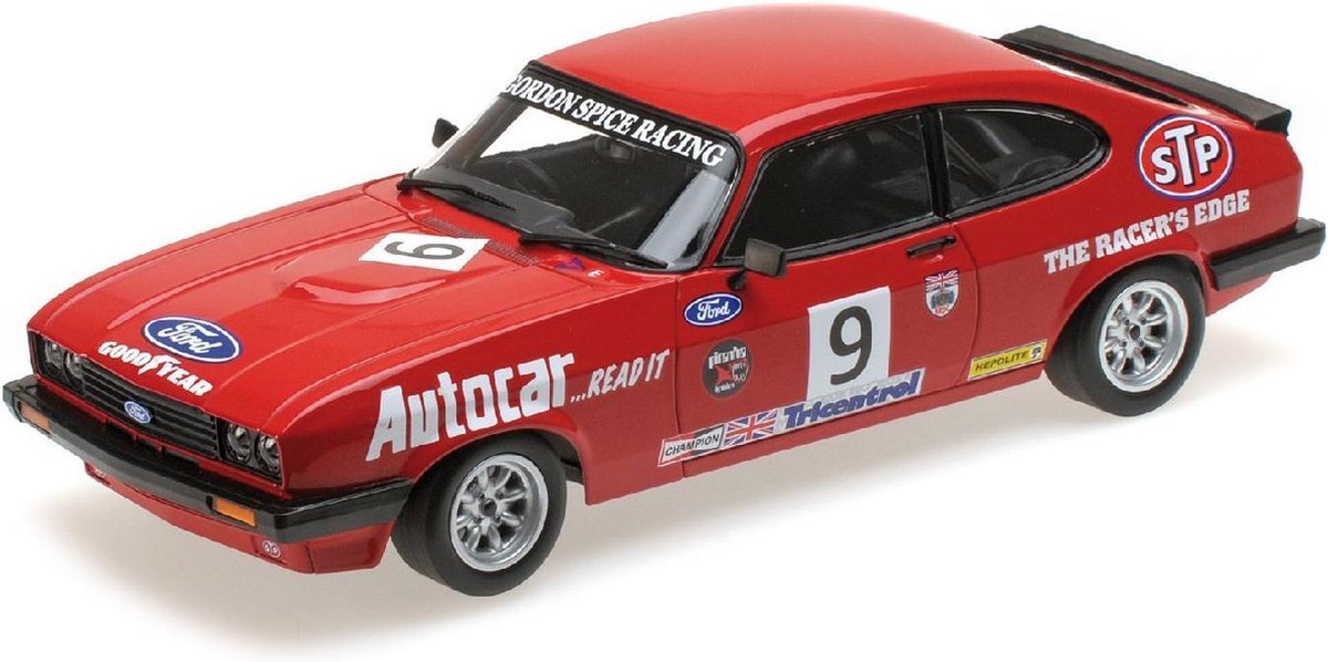 Ford Capri 3.0 Gordon Spice Group #9 Winner Brands Hatch Short Circuit Race BSCC 1978 - 1:18 - Minichamps