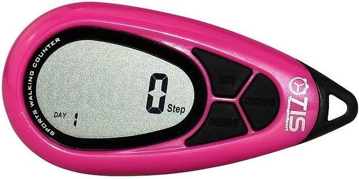 Tis Stappenteller Pro 3d 8 Cm Roze