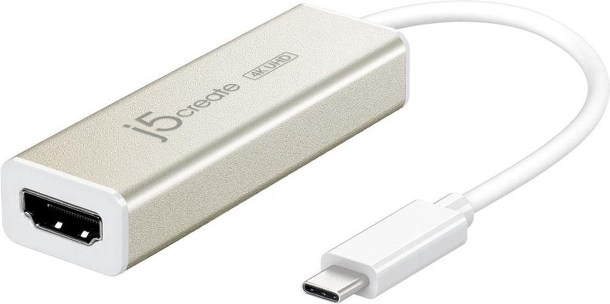 j5create JCA153W USB grafische adapter 3840 x 2160 Pixels Aluminium