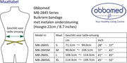 Brace voor de ondersteuning van de rug en buik- Lendensteun Bandage riem - Orthopedische Brace - met extra versteviging - maat S - Obbomed MB 2845NS