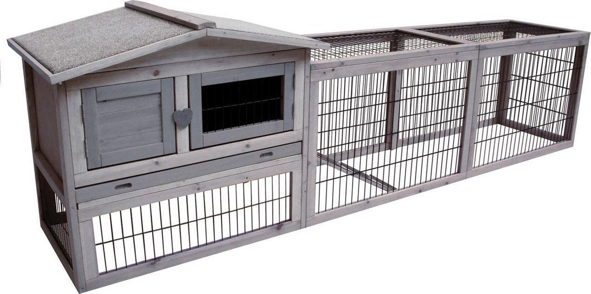 Rabbit hutch sunshine jumbo cott. 230x53x70cm