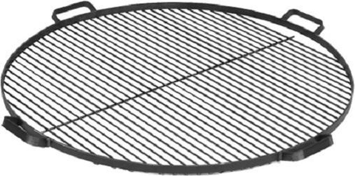 Stalen grillrooster met 4 handvatten | ⌀60cm