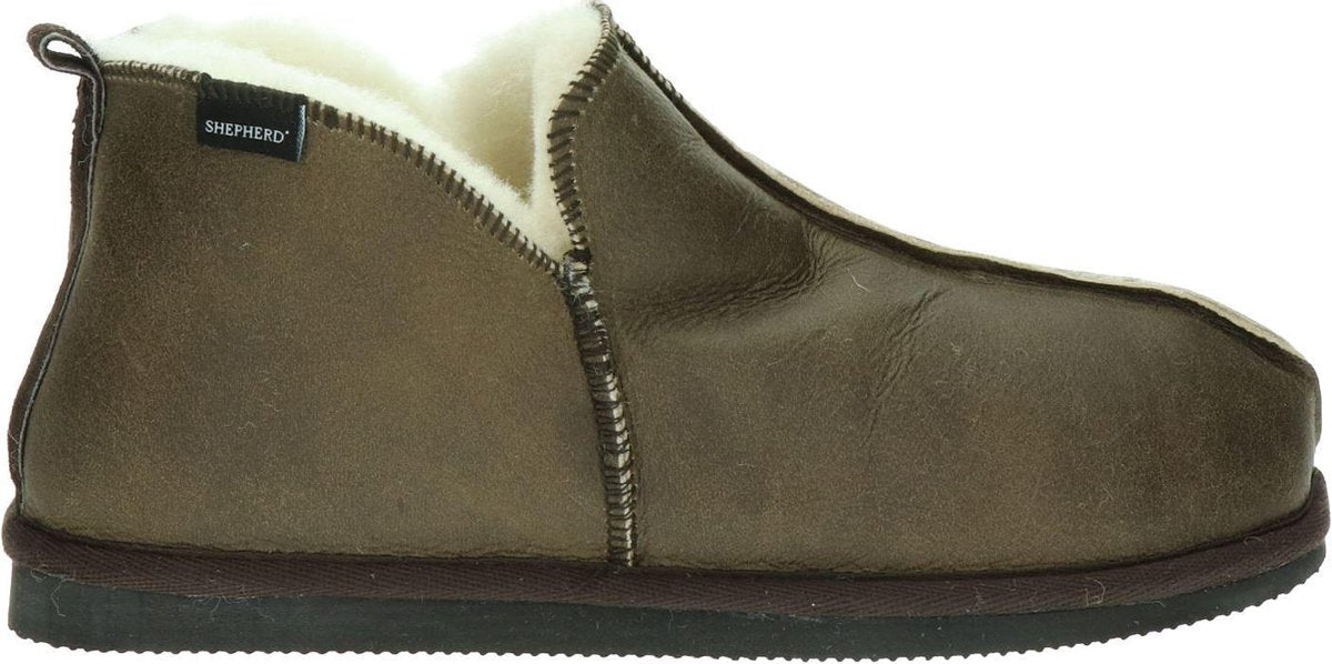 Shepherd Anton Heren Pantoffels - Bruin - Maat 42