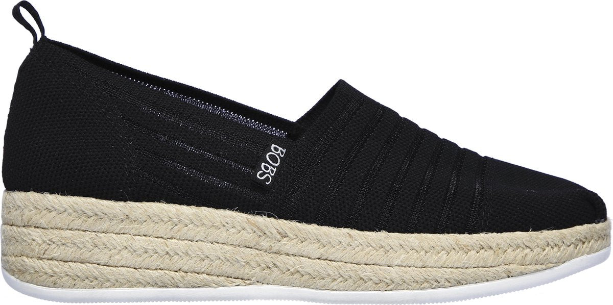 Skechers Hightlights 2.0 Homestretch espadrilles zwart - Maat 38