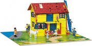 Micki Villa kakelbont huis met speelmat