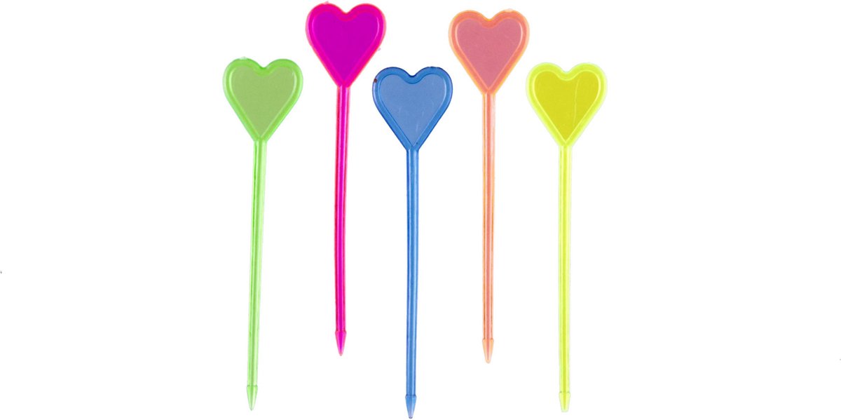 Hartjes | Bento lunchbox | Bento box | cupcake decoratie | prikkers met versiering | taartversiering | taart decoratie