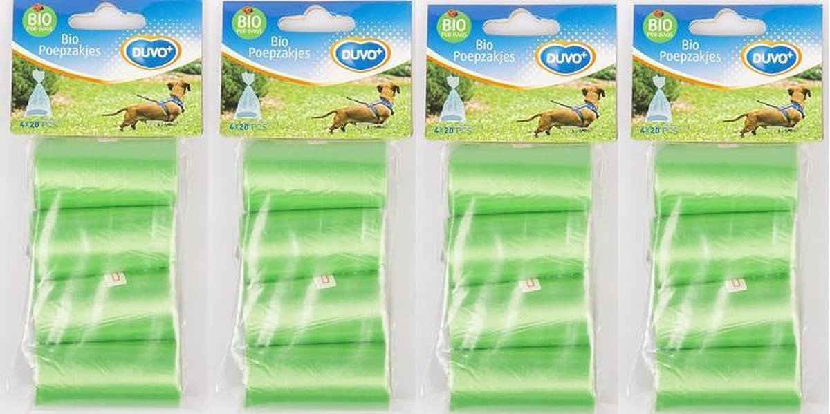 Bio Poepzakjes . 16 rollen x 20 stuks