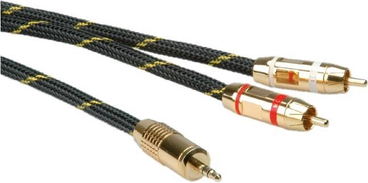 ROLINE GOLD 10m Audio-Verbindungskabel [3