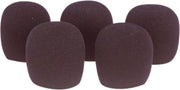 SoundLAB Microfoon Plopkap Windkap 45mm - 5 stuks - Zwart