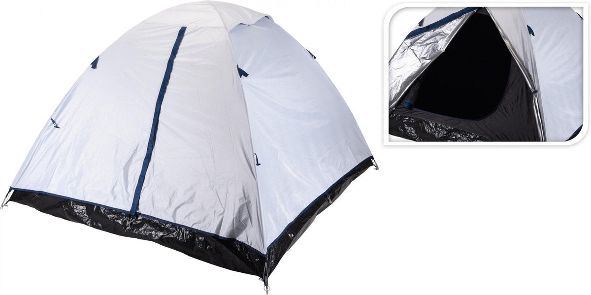Redcliffs 2 Persoons Kampeertent 200 X 190 X 120 Cm Wit 1 Stuk