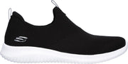 Skechers Ultra Flex First Take Dames Instappers - Black White - Maat 36