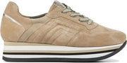 Softwaves Vrouwen  Lage sneakers / Damesschoenen 7.78.30 - Beige - Maat 39