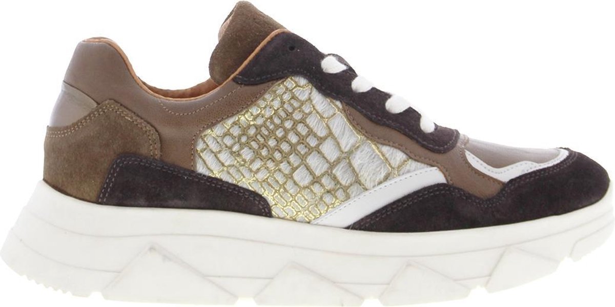 TANGO kady fat 16 Sneakers women Maat: 40 brown h d.brown pony