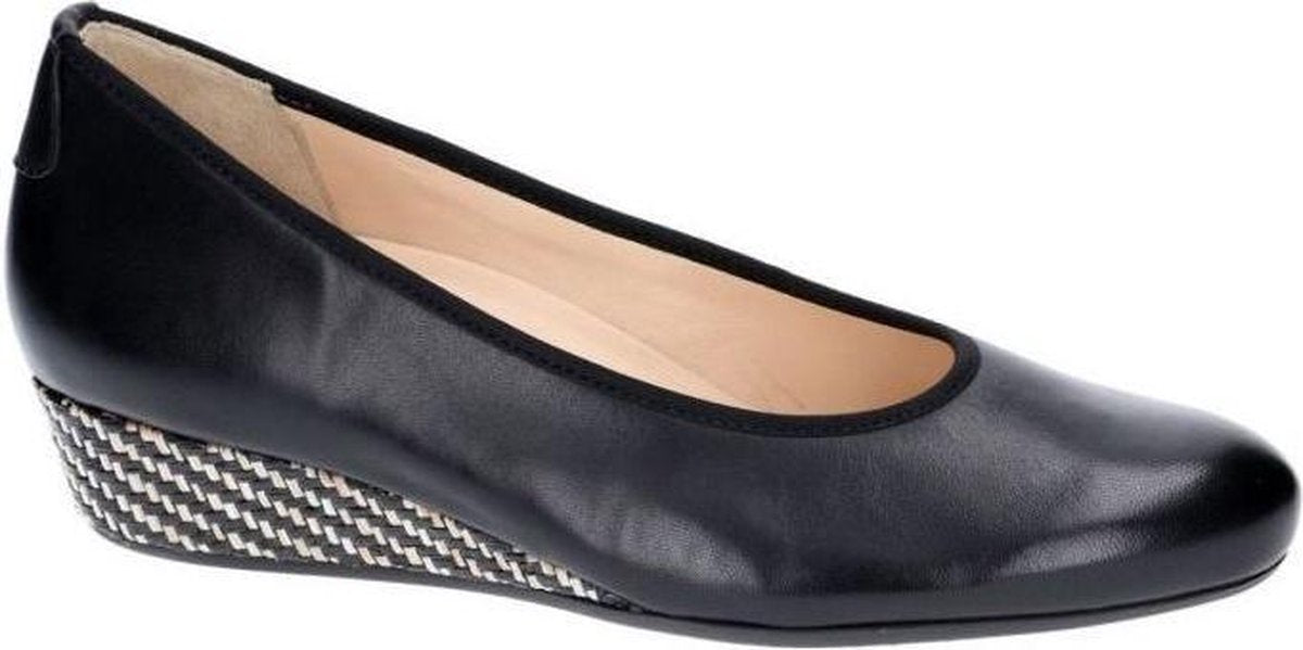 Hassia -Dames -  zwart - ballerina's & mocassins - maat 40½