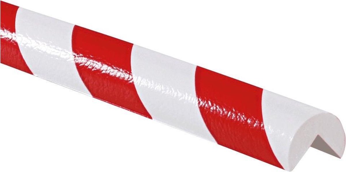Stootrand hoekbeschermer Type A lengte 1 m Rood