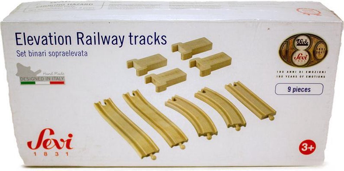 houten treinbaan brug