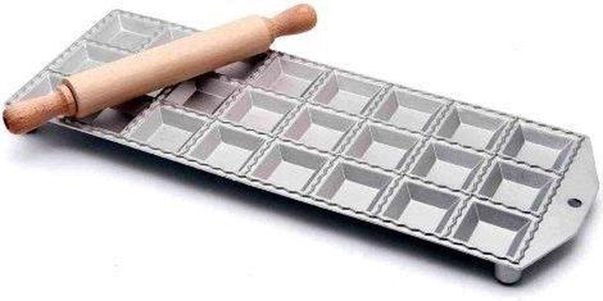 Ravioli mal vierkant met rolstok - 24 stk - Eppicotispai