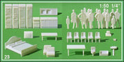 Schulcz Maquettebouw Appartement 1:50 wit 23-delig
