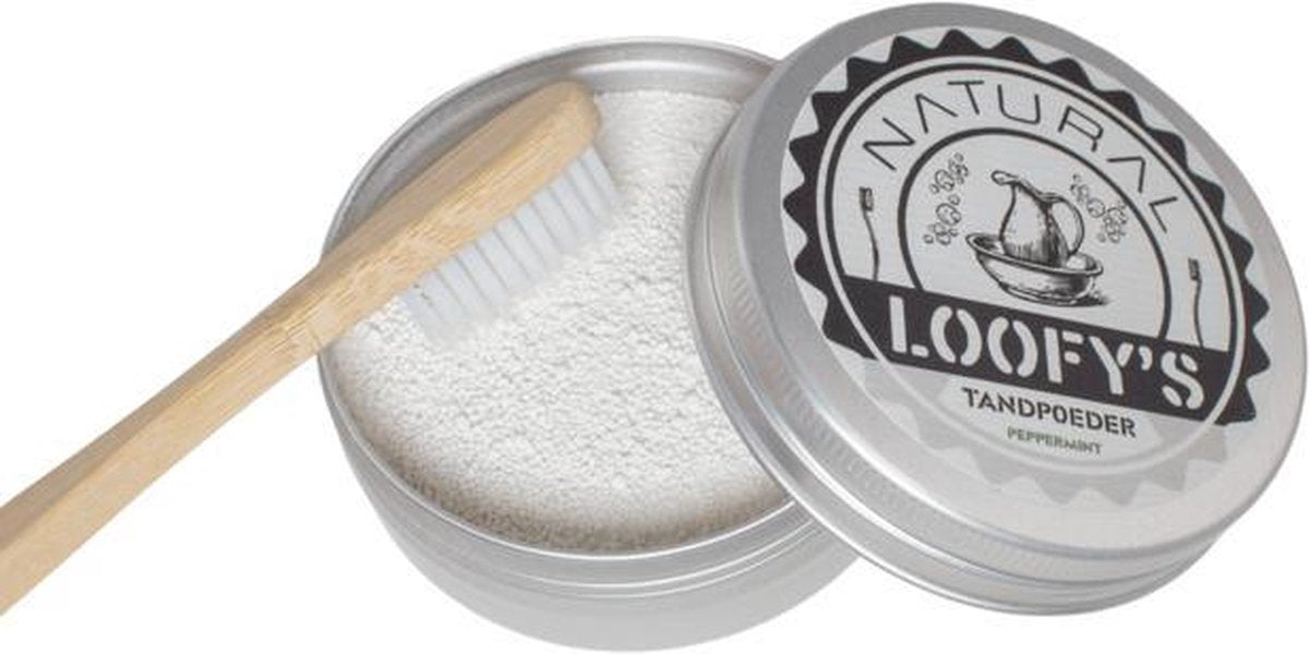 Loofy's - Vegan tandpoeder - vegan - milieuvriendelijk