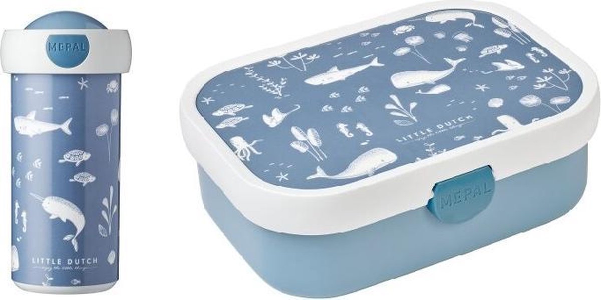 Ocean Mepal Voordeelset Lunchset Schoolbeker & Lunchbox