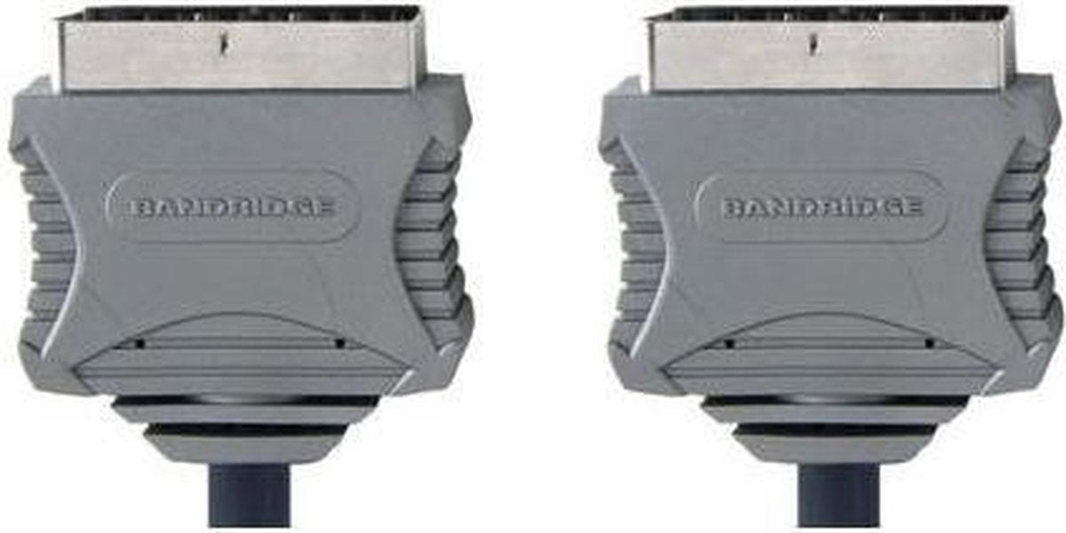 Bandridge VL7395 SCART-kabel 5 m SCART (21-pin) Grijs