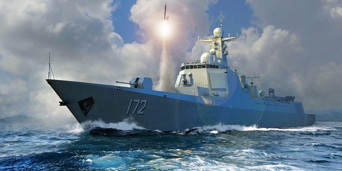 Boats Pla Navy Type 052D Destroyer