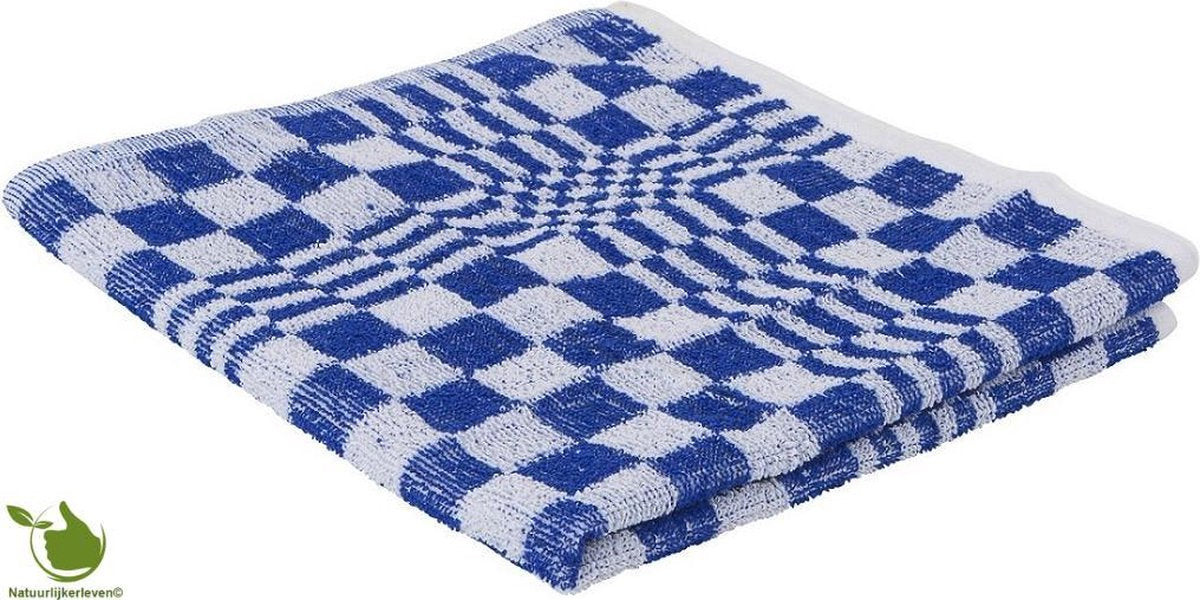 Keukendoek / Handdoek blok 50x50cm blauw 3 stuks