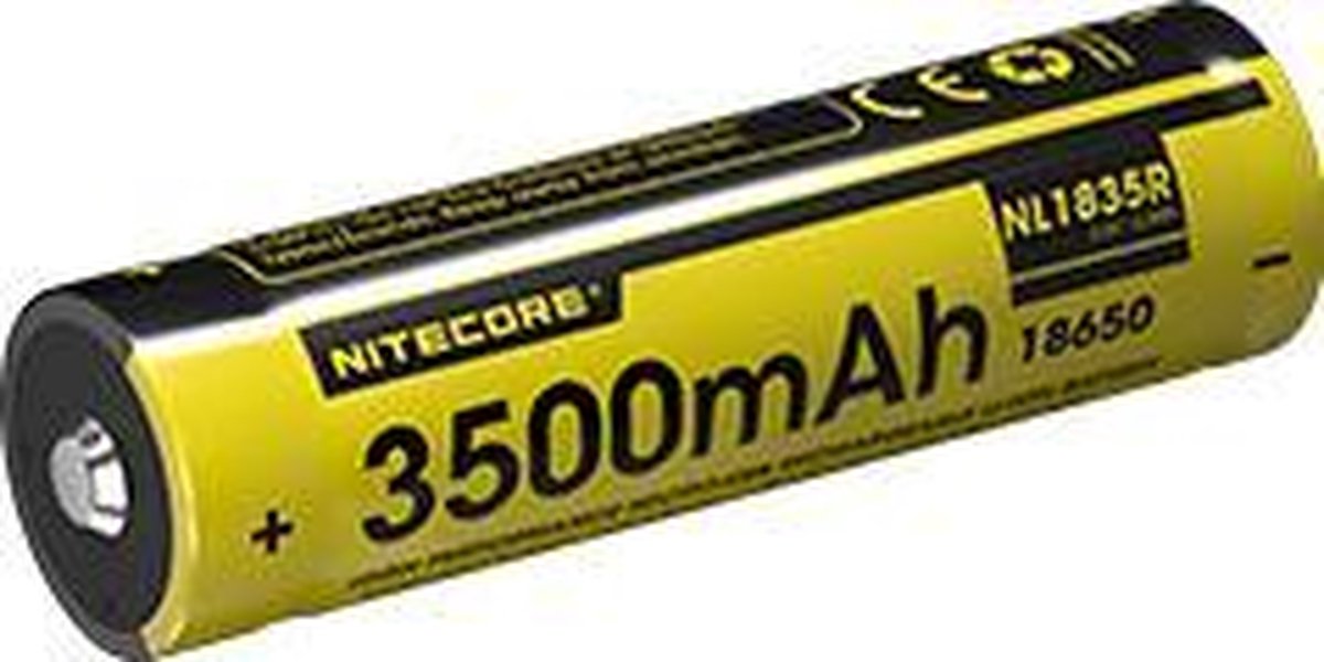 Nitecore NL1835R USB Oplaadbare 18650 Li-Ion batterij 3500mAh