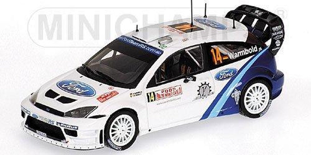 Ford Focus RS WRC #14 Rallye Monte Carlo 2005 - 1:43 - Minichamps