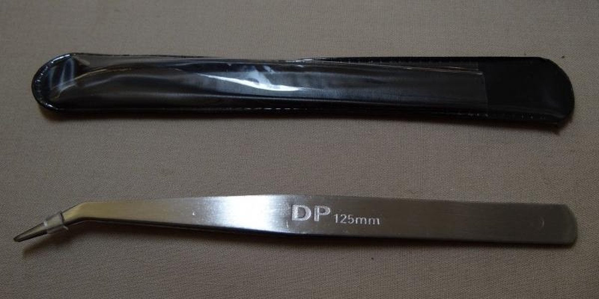 Pincet met hoek 12.5CM