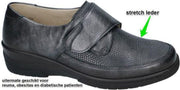 Solidus -Dames -  grijs  donker - comfortschoenen - maat 41½