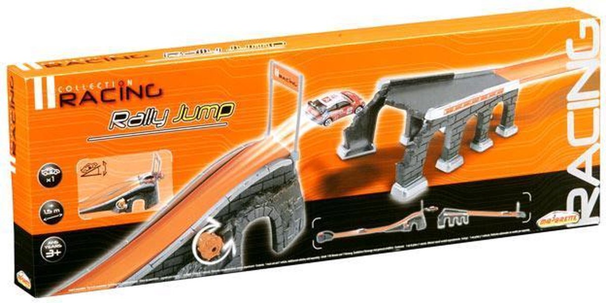 Majorette Racing Track Rallye Jump  Lanceerbaan