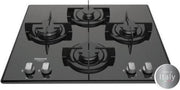 HOTPOINT ARISTON FRDD642 / HA (BK) Gaskookplaat - 4 branders - 7300W - L60 x D51cm - Glascoating - Zwart