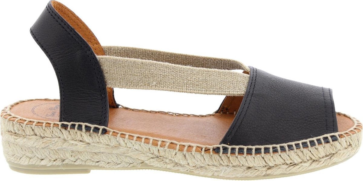 Toni Pons Etna Dames Espadrilles - Zwart - Maat 40