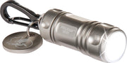 Peli 1810 sleutelhanger zaklamp zilver