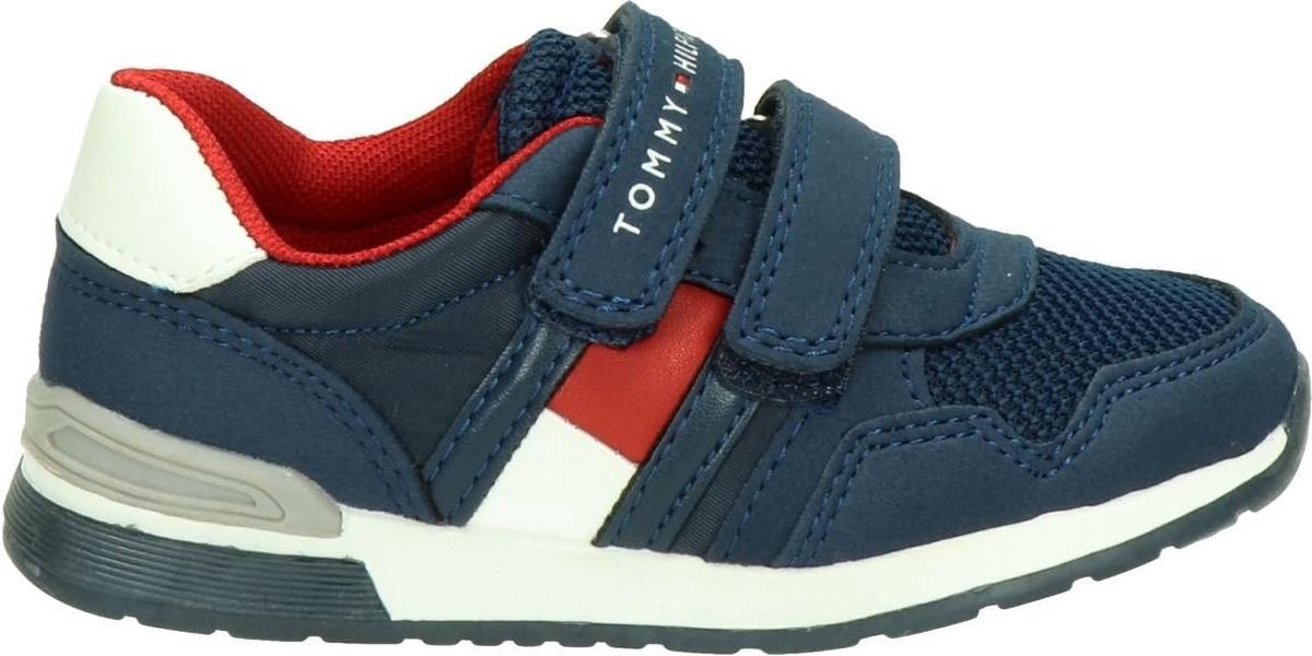 Tommy Hilfiger jongens klittenbandschoen - Blauw - Maat 31