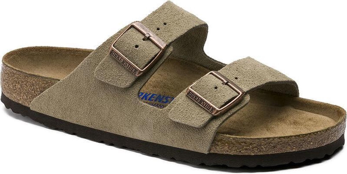 Birkenstock Arizona Heren Slippers - Taupe - Maat 43