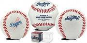 Rawlings MLB Original Team Logo Honkbal - Incl. BallQube Display - LA Dodgers - 9 inch