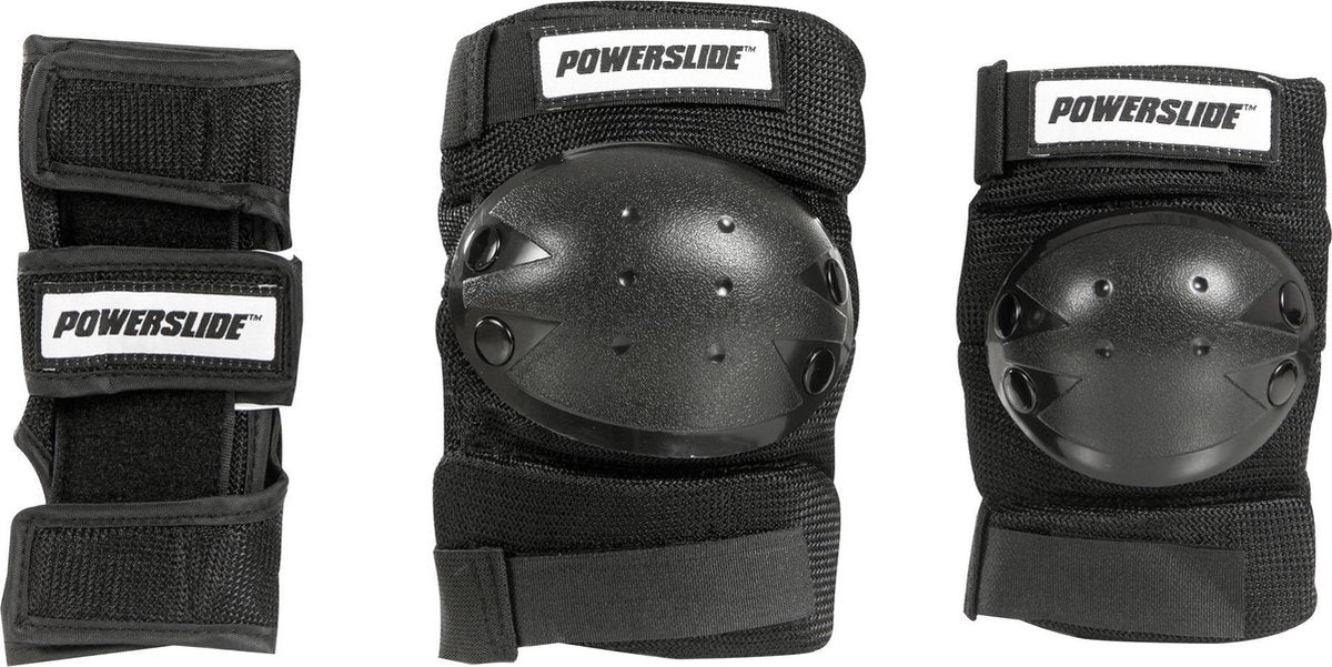 Powerslide Beschermset Basic Zwart Maat Xs