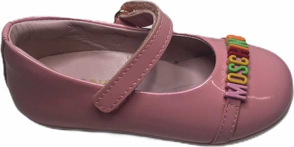 Moschino velcro ballerina 25258 lak roze mt 25